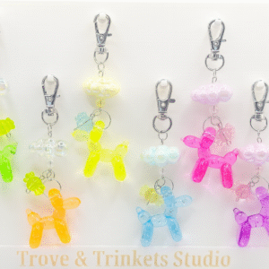 balloon dog keychain